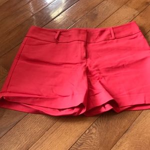 Women’s The Limited Deep Coral Dress Shorts Size 8